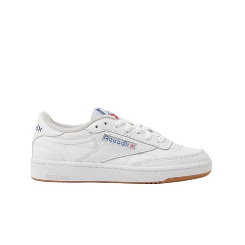 Reebok Hombre Club C 85 Basket, Ftwrwhite Blue Gum, 34.5 EU