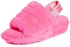 Amazon.com | UGG Men's Fluff IT POP Slipper, RED Wine/Terracotta