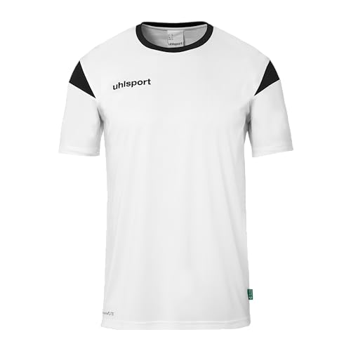 uhlsport Unisex Squad 27 Kurzarm Trikot, Weiß/Schwarz, 128 EU