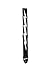 Gibson Lightning Bolt Seatbelt Guitar Strap, Black