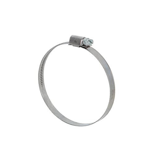 RIBILAND 07372 Schlauchschelle Edelstahl Silber 50 bis 70 mm 2-teilig