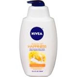 NIVEA Touch of Happiness Moisturizing Body Wash, 25.4 fl oz