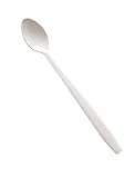 100 Plastic Soda Sundae Iced Tea Cold Drinks Spoons 8 inch; Made in USA