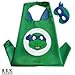 Bek Brands TMNT Ninja Turtles Leonardo Superhero Cape and Mask Set | Dress up Satin Cape and Felt Mask