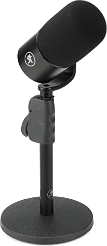 Mackie EM-99B Dynamic XLR Broadcast Microphone for Professional Podcasting, Streaming and Vocal Recording
