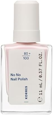 No No Nail Polish 17 Creamy Pink: verniz vegan 10-Free com efeito gel, grande poder de cobertura e brilho brilhante, resistente a fissuras, 11 ml