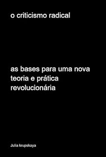 Livro O Criticismo Radical