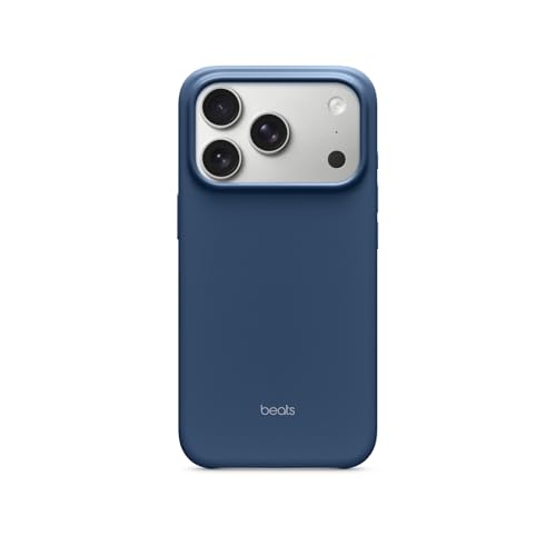 Beats iPhone 17 Pro Case mit MagSafe und Kamerasteuerung, Matte Aussenseite, Innenfutter aus Mikrofaser – Felsblau