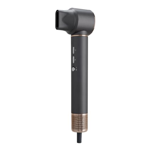 Magic Styler Secadora Profesional y Multiestilizador de Cabello 6 en 1 Tecnología Iónica 3 Velocidades y 3 Niveles de Temperatura con 9 Configuraciones para Secar Alaciar Rizar y Da Volumen, Color Gris