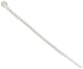 Monoprice Cable Tie 4 inch 18LBS, 100pcs/Pack - White
