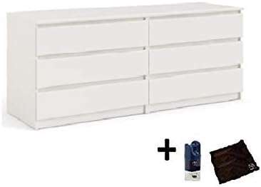 Tvilum Scottsdale 6 Drawer Double Dresser Off Amazon Com
