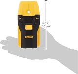 DEWALT Stud Finder DW0100 Center Detect 3/4 in LED Arrows AAA Batteries Included view 3