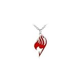 Fairy Tail Anime Pendant Necklace (Red)