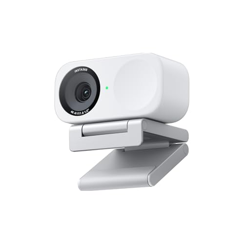 Insta360 Link 2C Polarweiß - 4K Webcam für PC/Mac, 1/2"-Sensor