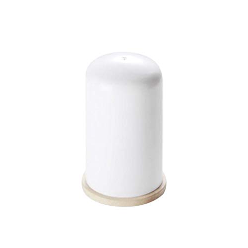 Creative Design Coffee Cup Toothpick Dispensers Holder, Puyujin Funny Push Style Plastic Toothpick Case Organizer Storage for Home Restaurant Party Decoration (White)