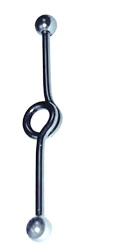Surgical Stainless Steel Industrial Barbell Earring 14 Gauge