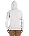 Gildan Women's Blend Full Zip Hooded Pouch Pocket Sweatshirt, White, Large