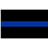 Thin Blue Line Flag 3ft x 5ft Nylon Material SEWN
