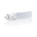 Silverlite [Plug&Play] 5w LED PL Bulb G23 2 Pin Base,13w CFL Equivalent,500LM,Warm White(3000k),Driven by 120-277V and CFL Ballast,Horizontal Recessed,180° Rotatable,UL Listed