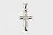 Men's Gorgeous High Polish 316L Stainless Steel Jews for Jesus Cross Pendant With Small Star Of David In Center
