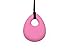 chubuddy Chewable Oval Pendant Buds Chewie, non-toxic material - Baby Doll Pink