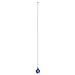 Zommapro 2PCS Blue Pull Chain Crystal Glass Ice Cracked Ball Pull Chain for Ceiling Fan Light Decoration 50cm Extension Chain