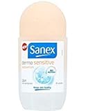Sanex Sensitive Roll On Anti-Perspirant Deodorant 50ml (PACK OF 4)