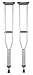 McKesson Drive Underarm Crutch Aluminum Adult 350 lbs.