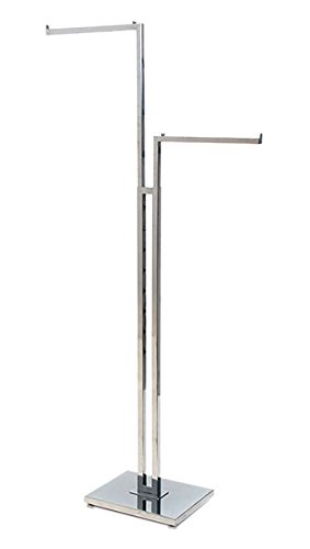 KC Store Fixtures 28201 2-Way Garment Rack with 2