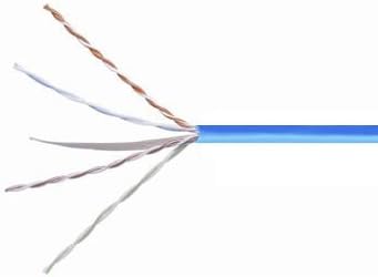 6504 Uniprise Category 6 UTP Cable, Plenum, Blue, 1000ft Box