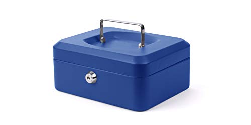 Pavo 8011759 Caissette à monnaie 20 cm Bleu