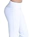 Zeronic Women’s Bootleg Yoga Pants Long Bootcut Workout Running Pants (XL) Whitethumb 3