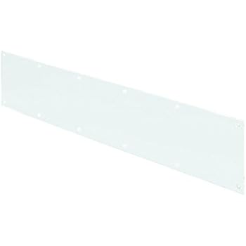 kick prime line plate acrylic satin inches aluminum clear