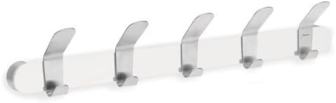 Blomus Coat Rack, 5 Hook, White