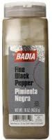 Badia Black Pepper Ground Fine, 16 Ounce