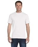 Gildan mens DryBlend 5.6 oz. 50/50 T-Shirt(G800)-WHITE-2XL
