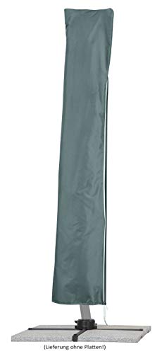 Schneider Sonnenschirm Rhodos Rondo, sand, 350 cm rund, 792-16, Gestell Aluminium, Bespannung Polyester, 22.4 kg – Bild 6