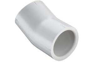 SPEARS MANUFACTURING Spears 416 Series PVC Pipe Fitting, 22.2 Degree Elbow, Schedule 40 (5, 3/4")