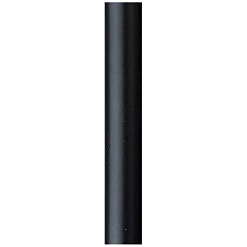 Monte Carlo DR72BK Traditional Downrod Collection in Black Finish, 72.