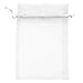A&S Creavention® Basic Elegant Organza Drawstring Jewelry Pouches Bag Party Wedding Gift Bags 6x9 Inches (60, White)