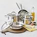 KitchenAid KC2CS10ST 5-Ply Copper Core 10Piece Set - Stainless Steel, Large, Stainless Steel Finish