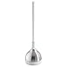 InterDesign Toilet Plunger and Holder for Bathroom Storage - Brushed Stainless Steel