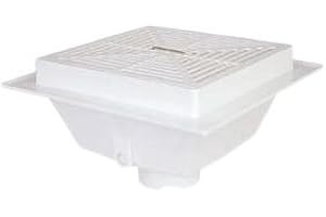 Sioux Squaremax 861-3P 12'' Floor Sink With Plastic Grate