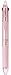 Pilot Frixion Ball 3 Color Gel Ink Erasable Muiti Pen 0.38mm/ Pearl pink & Pearl Orange & Pearl Green Body & Each 3 Color Refills (Black5,Blue2,Red2) with Original Pen case