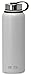 MIRA 40 Oz Stainless Steel Vacuum Insulated Wide Mouth Water Bottle | Thermos Keeps Cold for 24 Hours, Hot for 12 Hours | Double Walled Powder Coated Travel Flask | Silver Gray