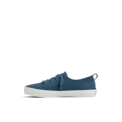 Sperry Women's Crest Vibe Knit Sneakers, Navy, 5