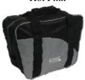 Aurora Soft Pack Combo Bowling Ball Bags - Ball/Shoes - Black & Gray