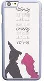 ZAE Made Phone Case with Free Screen Protector [Tempered Glass] Peter Pan and Wendy Darling Cover White Case for iPhone 6 6S 4.7 inch BBF-49260
