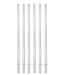 Peachy Kitchen Acrylic Straws, Set of 6