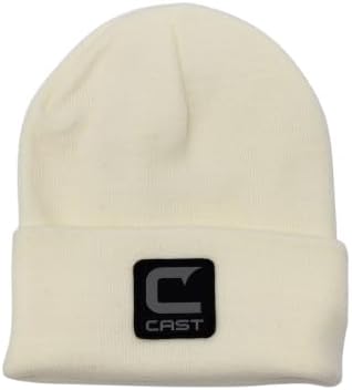Neff Men's EST.2002 Embroidered Patch Cuff Knit Beanie Cap Hat